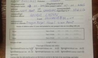 柬埔寨签证照片要求 柬埔寨签证照片要求