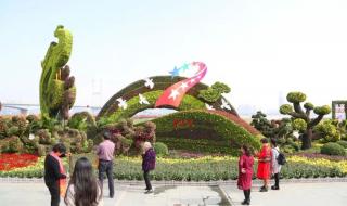 汉口江滩公园的园林景观 武汉汉口江滩公园